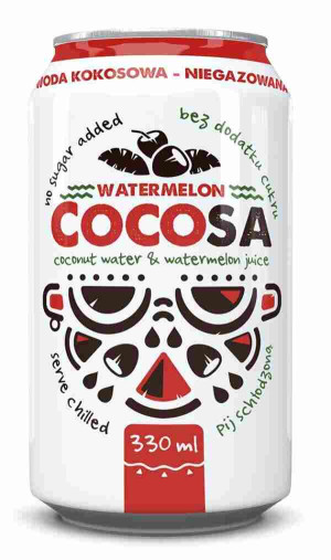 WODA KOKOSOWA Z SOKIEM Z ARBUZA 330 ml