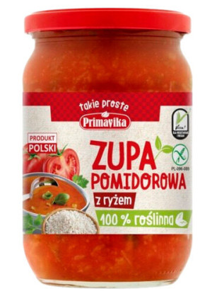 ZUPA POMIDOROWA Z RYŻEM BEZGLUTENOWA 700 g