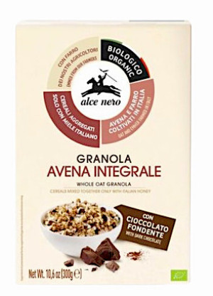 GRANOLA Z MIODEM I CZEKOLADĄ BIO 300 g