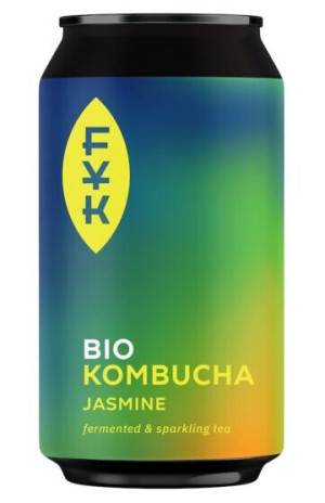 KOMBUCHA HERBATA ZIELONA JAŚMINOWA BEZGLUTENOWA BIO 330 ml