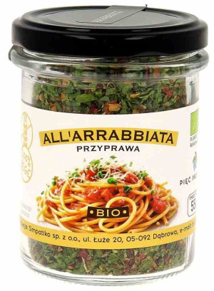 PRZYPRAWA ALL'ARRABBIATA BEZGLUTENOWA BIO 55 g