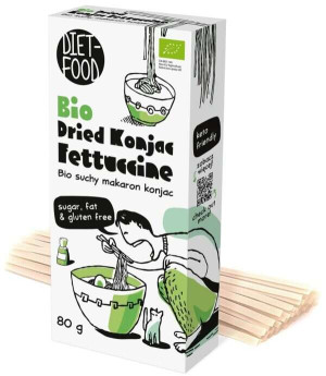 MAKARON KONJAC SUCHY FETTUCCINE BEZGLUTENOWY BIO 80 g