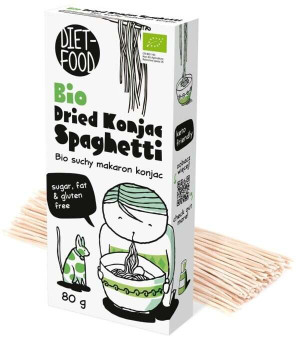 MAKARON KONJAC SUCHY SPAGHETTI BEZGLUTENOWY BIO 80 g