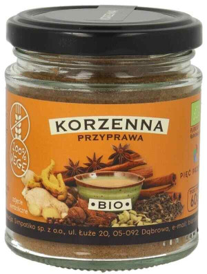 PRZYPRAWA KORZENNA BEZGLUTENOWA BIO 60 g