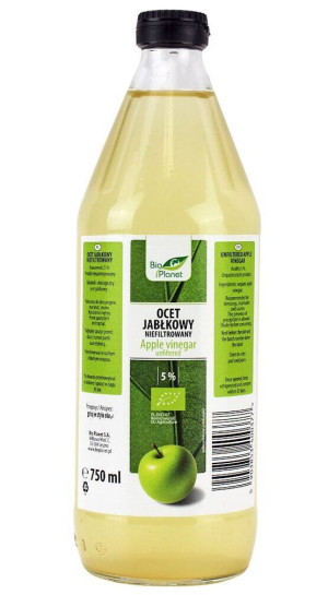 5 % OCET JABŁKOWY NIEFILTROWANY BIO 750 ml