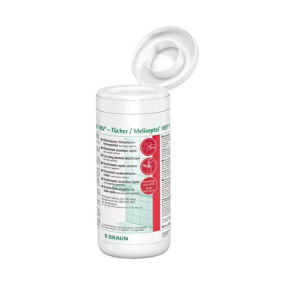 BBraun Meliseptol HBV Toalhetes Caixa 100 unidades