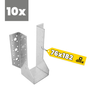 Wieszak belki – uchwyt belki drewnianej WB 2 - 10szt 76x182x75x2,0