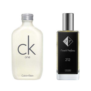 Zamienniki Perfum - Francuskie Perfumy 212 | Calvin Klein - C.K. One (UNISEX) inspirowane perfumy 33ml