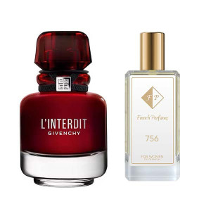 Zamienniki Perfum - Francuskie Perfumy 756 | Givenchy - L'Interdit Rouge inspirowane perfumy 33ml