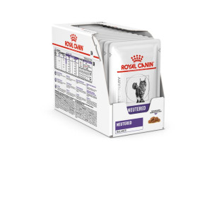 ROYAL CANIN VHN Cat Neutred Balance 12x85g Nassfutter für erwachsene Katzen mit Neigung zu Übergewicht, ab Sterilisation bis zum Alter von 7 Jahren