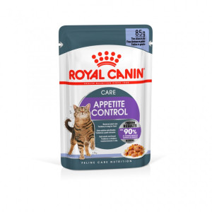 ROYAL CANIN Appetite Control Gravy 12x85 g Nassfutter für ausgewachsene Katzen mit übermäßigem Appetit