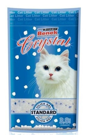 BENEK Super crystal Katzenstreu 3.8 l x 2 (7.6 l)
