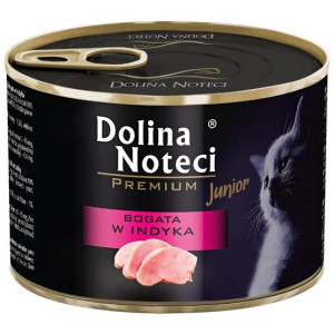DOLINA NOTECI Premium Junior Truthahn-reiches Kätzchenfutter 185 g
