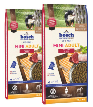BOSCH Mini Adult Lamm & Reis 30 kg (2 x 15 kg)