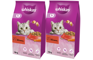 WHISKAS Adult Rind und Karotte 2x14kg