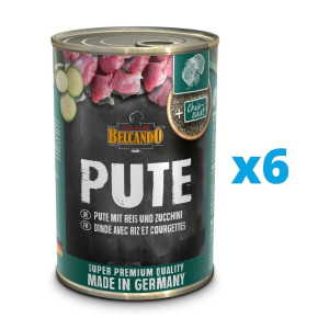 BELCANDO Truthahn mit Reis & Zucchini 6x400 g