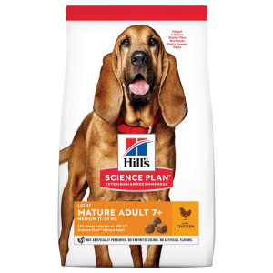 HILL'S Science Plan 7+ Dog Mature Light Medium Chicken 14 kg