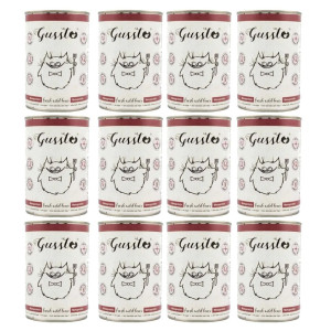 GUSSTO Cat Fresh Wild Boar 12x400 g