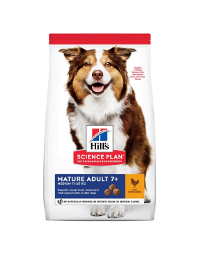 HILL'S SCIENCE PLAN Medium Mature Adult 7+ Hundefutter mit Lamm & Reis 14 kg