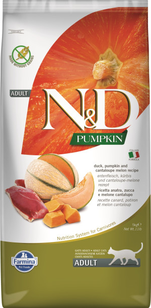 FARMINA N&D Pumpkin Ente, Kürbis & Cantaloupe Melone Adult 5 kg