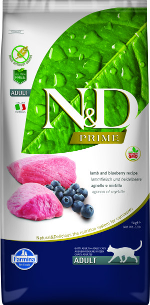 FARMINA N&D Lamb & Blueberry Adult Cat 5 kg