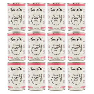 GUSSTO Cat Fresh Beef  12x400 g