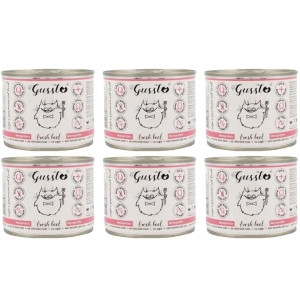 GUSSTO Cat Fresh Beef 6x200 g