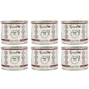 GUSSTO Cat Fresh Wild Boar 6x200 g