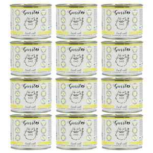 GUSSTO Cat Fresh Calf 12x200 g