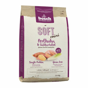 BOSCH SOFT Mini Perlhuhn & Süßkartoffel 2,5 kg