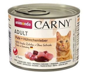 ANIMONDA Carny Adult PUTE + HÜHNCHENLEBER 200 g