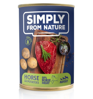 SIMPLY FROM NATURE Nasses Pferdefleisch mit Kartoffeln 400 g