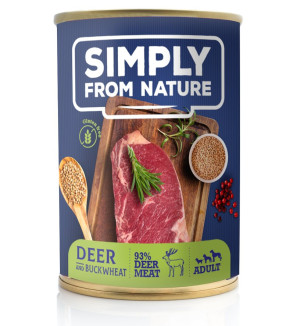 SIMPLY FROM NATURE Hirsche mit Buchweizen 400 g