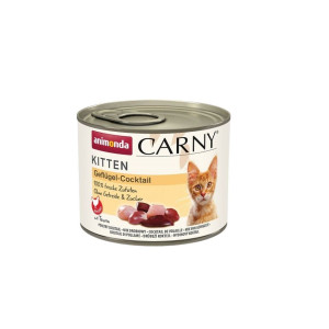 ANIMONDA Carny Kitten Nassfutter Geflügel-Cocktail getreidefrei 12x200 g
