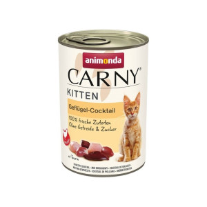 ANIMONDA Carny Kitten Nassfutter Geflügel-Cocktail getreidefrei  6x400 g