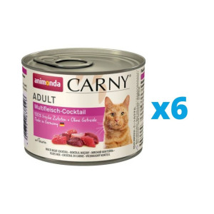 ANIMONDA Carny Adult Multi-Fleischcocktail 6 x 200 g
