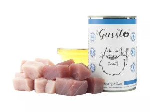 GUSSTO Cat Fresh Turkey&Tuna FRISCHES TRUTHAHN UND THUNFISCH 400 g