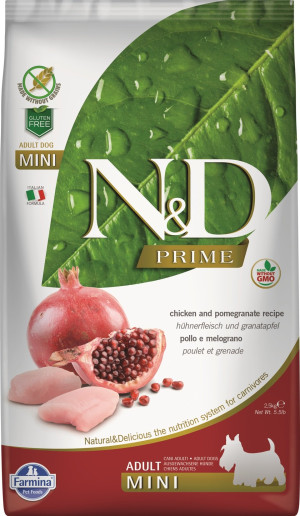 FARMINA N&D Prime Chicken & Pomegranate Adult Mini 2,5 kg