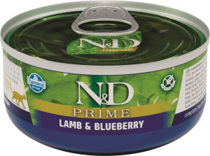 FARMINA N&D Cat Prime Lamm & Blaubeere 70 g Katzenfutter