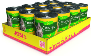 JOSERA JosiCat Huhn in Gelee 12 x 400 g für ausgewachsene Katzen
