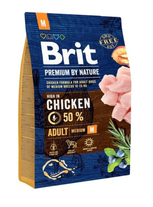 BRIT Premium By Nature Adult Medium M 3 kg