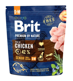 BRIT Premium By Nature Senior Small Medium S+M 1 kg