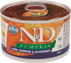 FARMINA N&D PUMPKIN Lamb, Pumpkin & Blueberry Adult Mini 140 g
