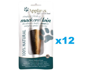 APPLAWS Makrelenlende in Fischsoße 12x 30g Katzenspezialität