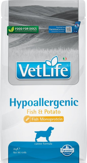 FARMINA Vet Life Hypoallergenic Fish & Potato Hund 2 kg