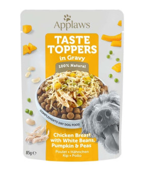 APPLAWS Taste Toppers Hähnchenbrust, Bohnen, Kürbis in Gelee 85 g