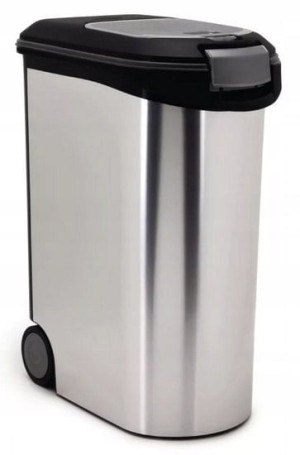 CURVER Futter-Container 20kg / 54L Metal schwarz/Silber 49,3 x 27,8 x 60,5 cm