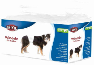 TRIXIE Windeln für Rüden S–M 30–46 cm 2x12 Stück