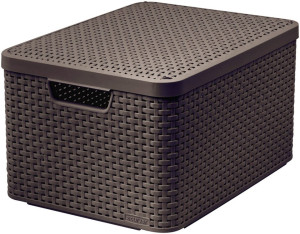 CURVER Aufbewahrungsbox L, Dunkelbraun