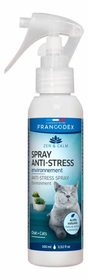 FRANCODEX Anti-Stress-Umgebungsspray für Kätzchen und Katzen 100 ml